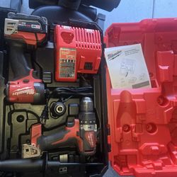 Milwaukee Hammer Drill & Brushless Impact