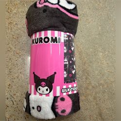 NWT Kuromi silk touch throw