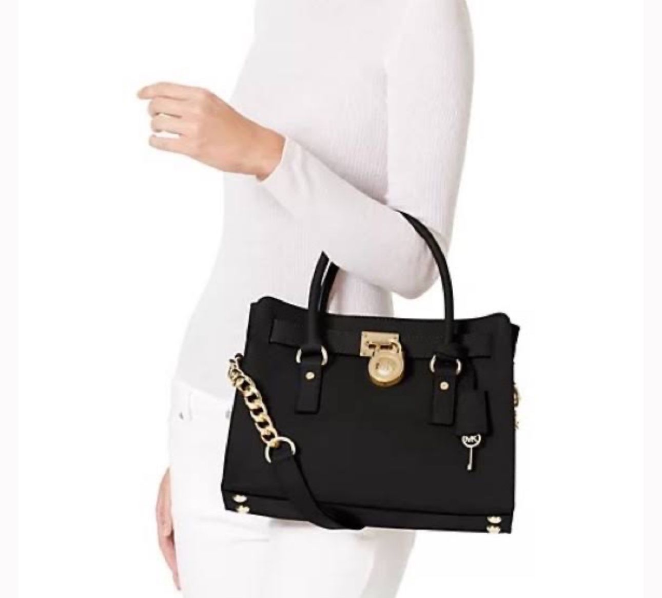 New Michael Koors Hamilton Large Saffiano Leather Tote Bag
