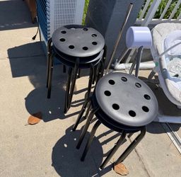 Stacking stools 6 pack