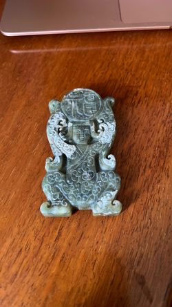 Excavated Jade Pendant