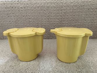 1970’s Tupperware cream and sugar set