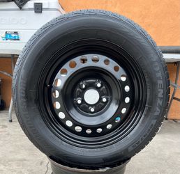1 GOOD USED RIM & TIRE FOR SPARE HONDA ACCORD 16X6 1/2  5X4.5 215/60R16 BRIDGESTONE TIRE (dot 2015) $45 SOLD AS IT IS  PICKUP ONLY