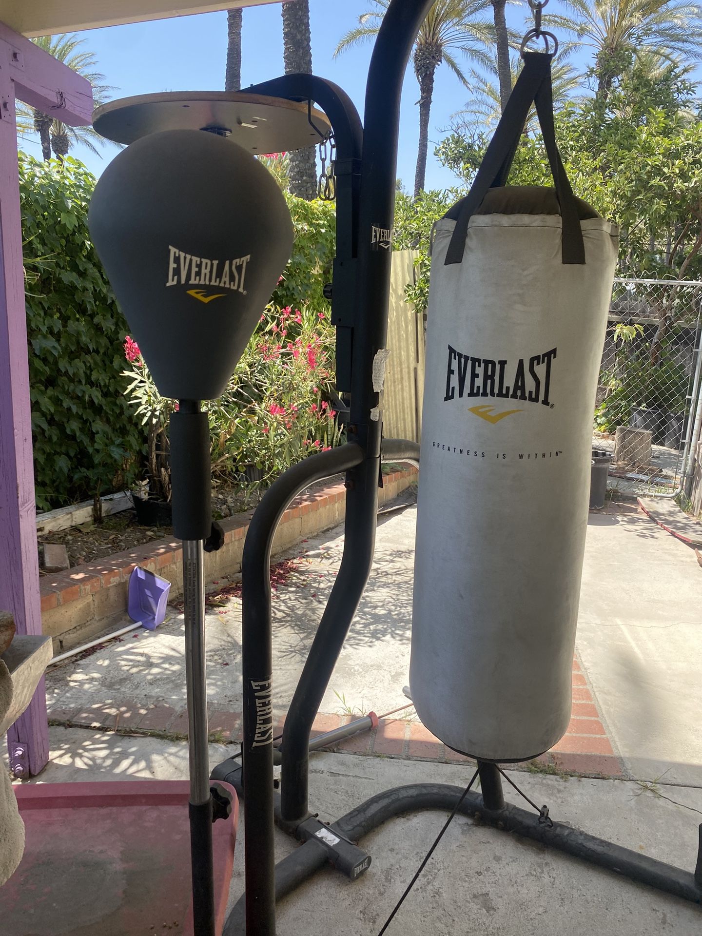 Everlast Punching Bag With Stand