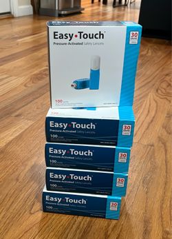 Easy Touch pressure activated safety lancets