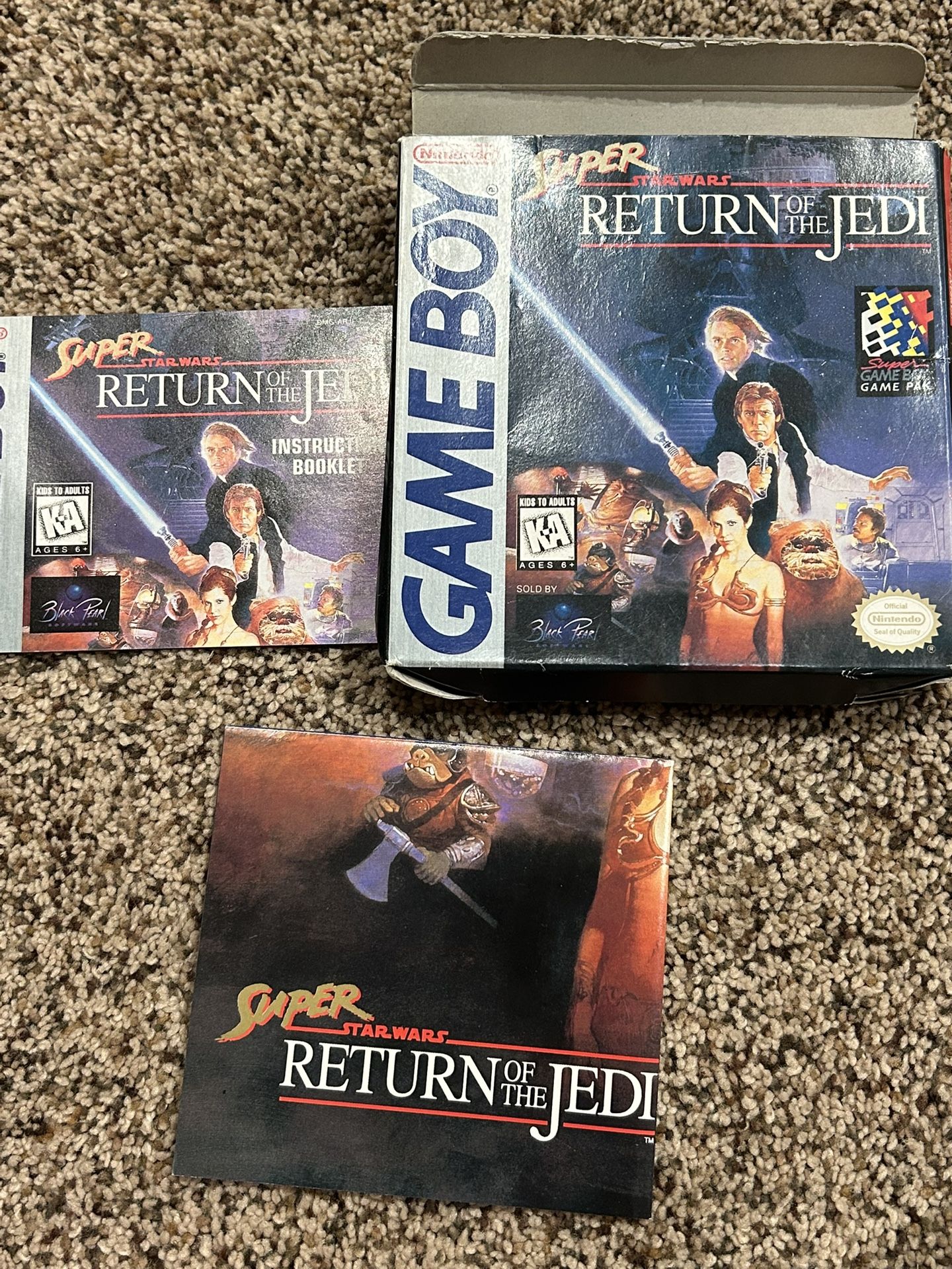 Super Star Wars Return of the Jedi Gameboy Game