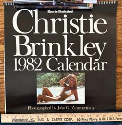 1982 Sports Illustrated Swimsuit Calendar Rare Christie Brinkley