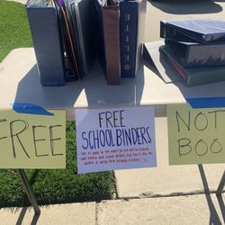 Notebook binders- Free