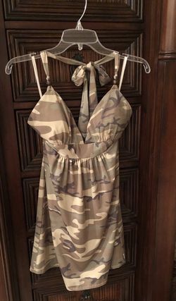 Super cute camo sundress