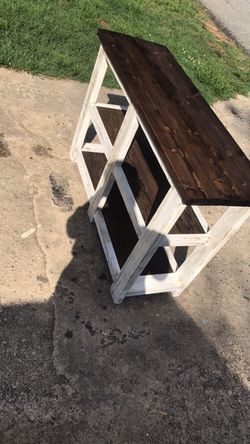 Farmhouse Style consoles/entry way tables!
