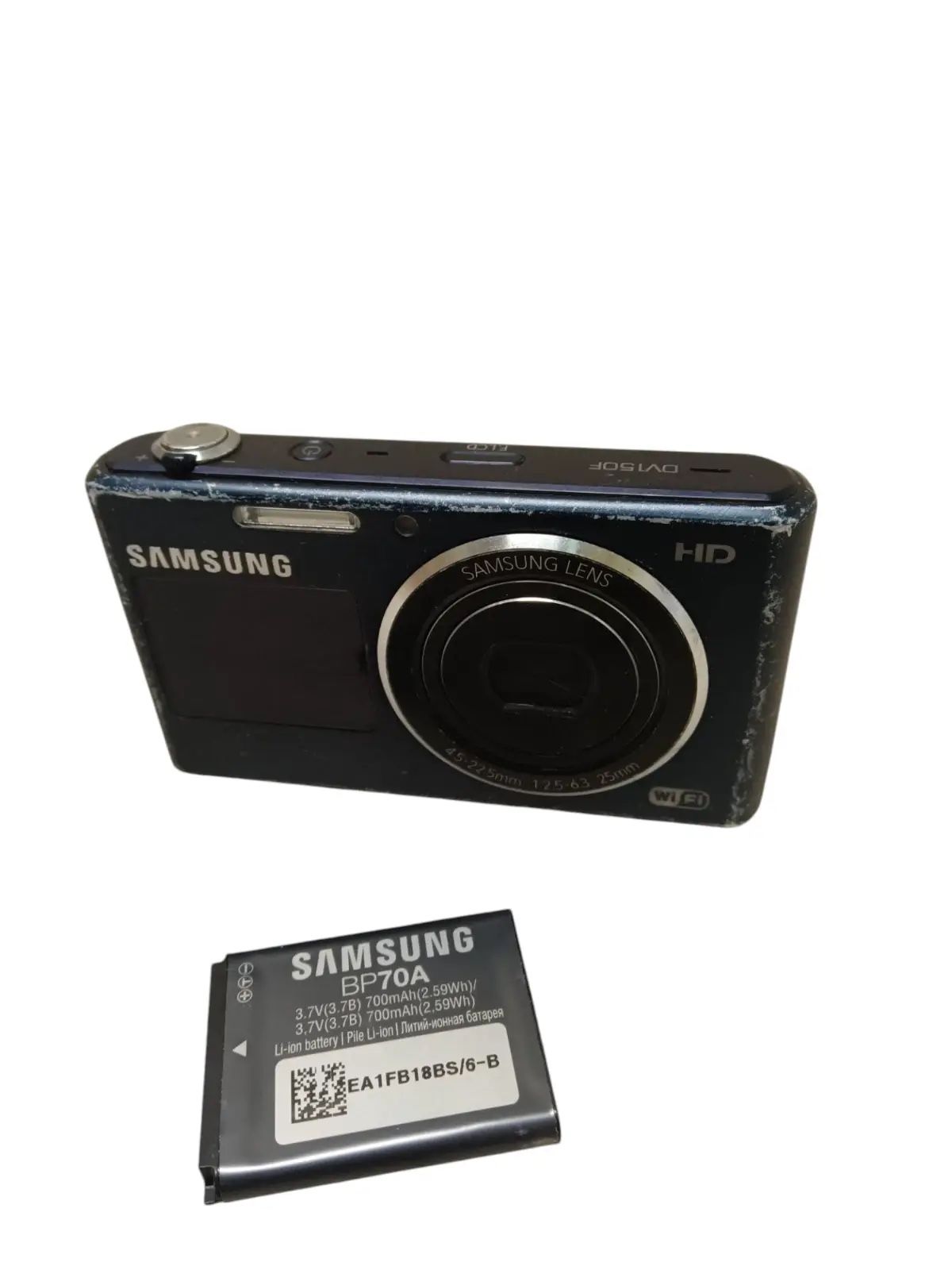 Samsung DV150F Dual LCD Smart Digital Navy Camera 16.2MP W/ Battery | tested