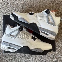 Air Jordan 4 White Cement Size 7Y NEW
