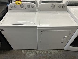 Whirlpool Washer And ELECTRIC (220v) Dryer Set 90 Day Warranty Free Same Day Delivery And Installation