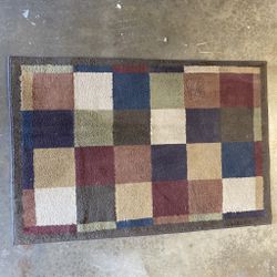 Area Rug Bartley Multicolor 45 x 30 Squares