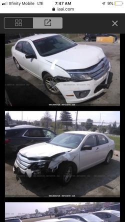 20*12-2012 Ford Fusion, 4 Cyl, runs- 140,000 miles, clean title for parts or complete
