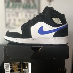 Jordan 1 Mid Racer Blue 5Y