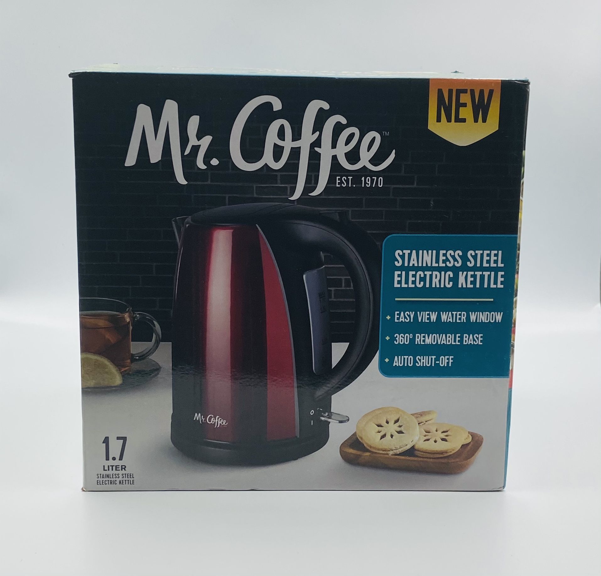 Mr. Coffee Stainless Steel Electric Kettle (5 in stock)