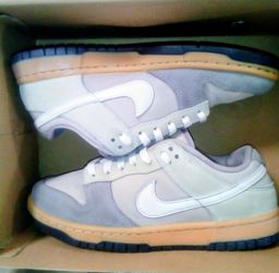 Nike Dunk Low "Suede & Canvas" Phantom / College Grey (HV4301-030) Size 6.5 Men