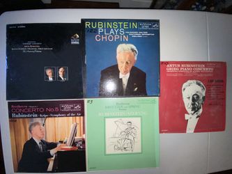 Vtg vinyl records mix lot BEETHOVEN ARTUR RUBINSTEIN SZERYNC LEINSDORF CHOPIN