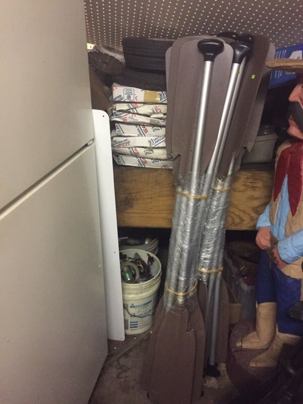 Alum boat paddles