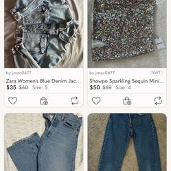 Women Size Xs, S And 4r Clothing 