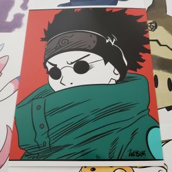 Naruto Shino Art Print