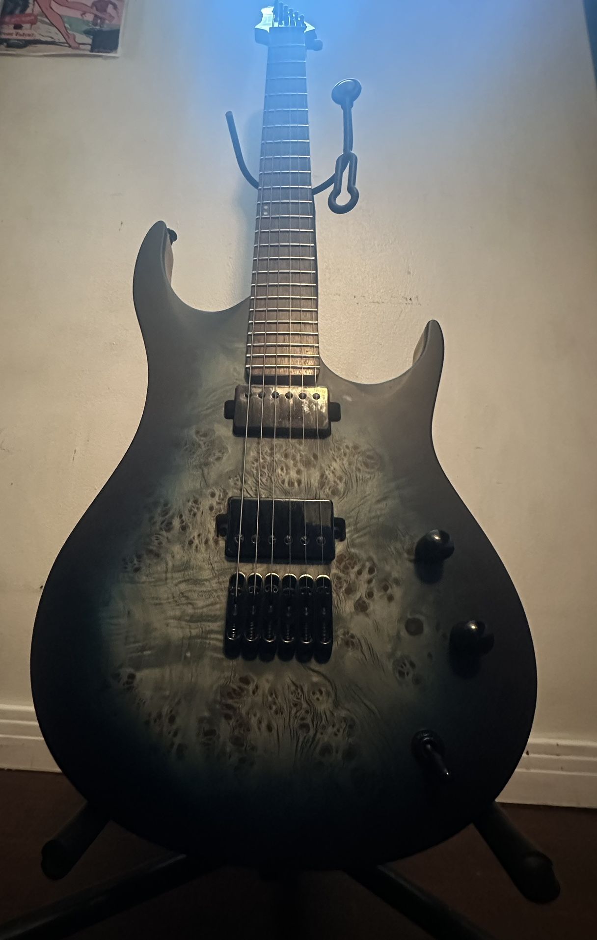 G4M Pro Electric Guitar Paisley Burl
