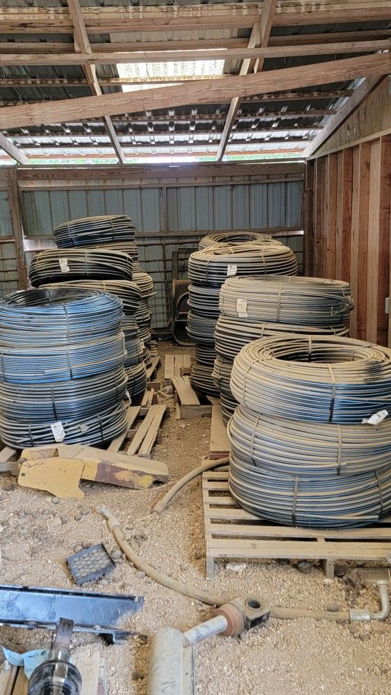 Heavy-Duty Irrigation Hoses with Attachments
