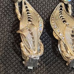 Silver Germany Clip On Earrings 