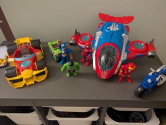 Marvel Friends And Vehicles