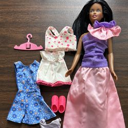 Vintage 1995 Barbie African-American Doll Outfits