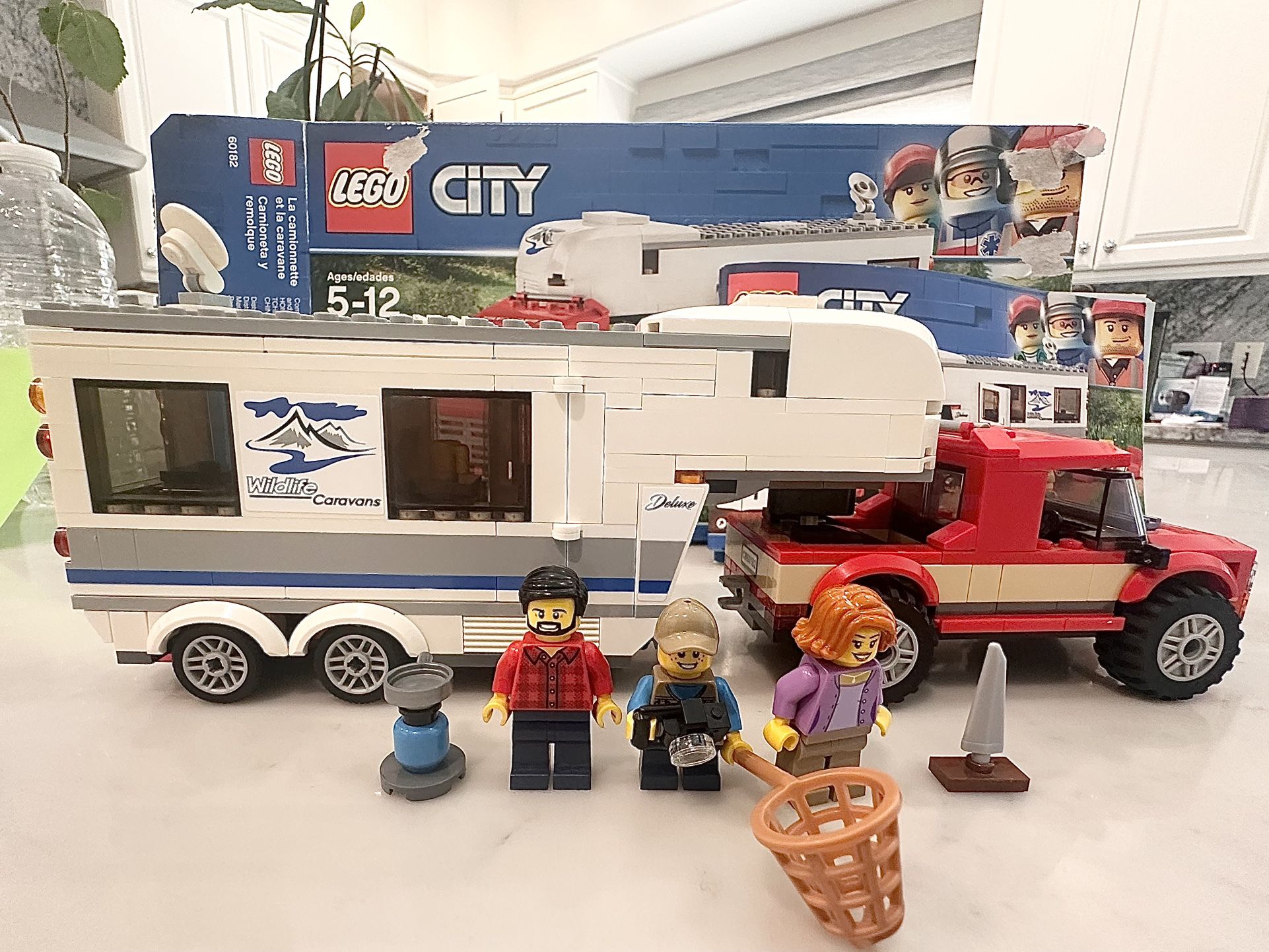 LEGO 60182 Pickup & Caravan – Complete, Great Condition, Retired Set