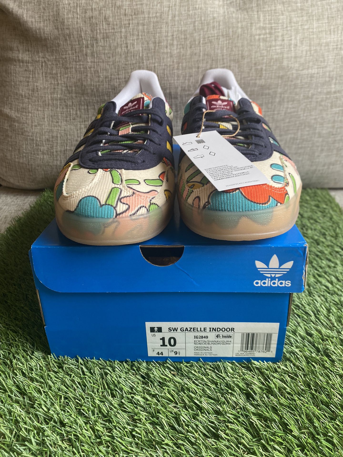 adidas gazelle silver green womens adidas Gazelle Indoor 'Sean Wotherspoon