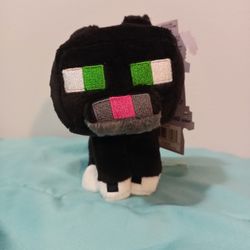 Mojang Minecraft Tuxedo Cat Plush 