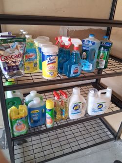 Cleaning supplies I have a bunch over forty items
