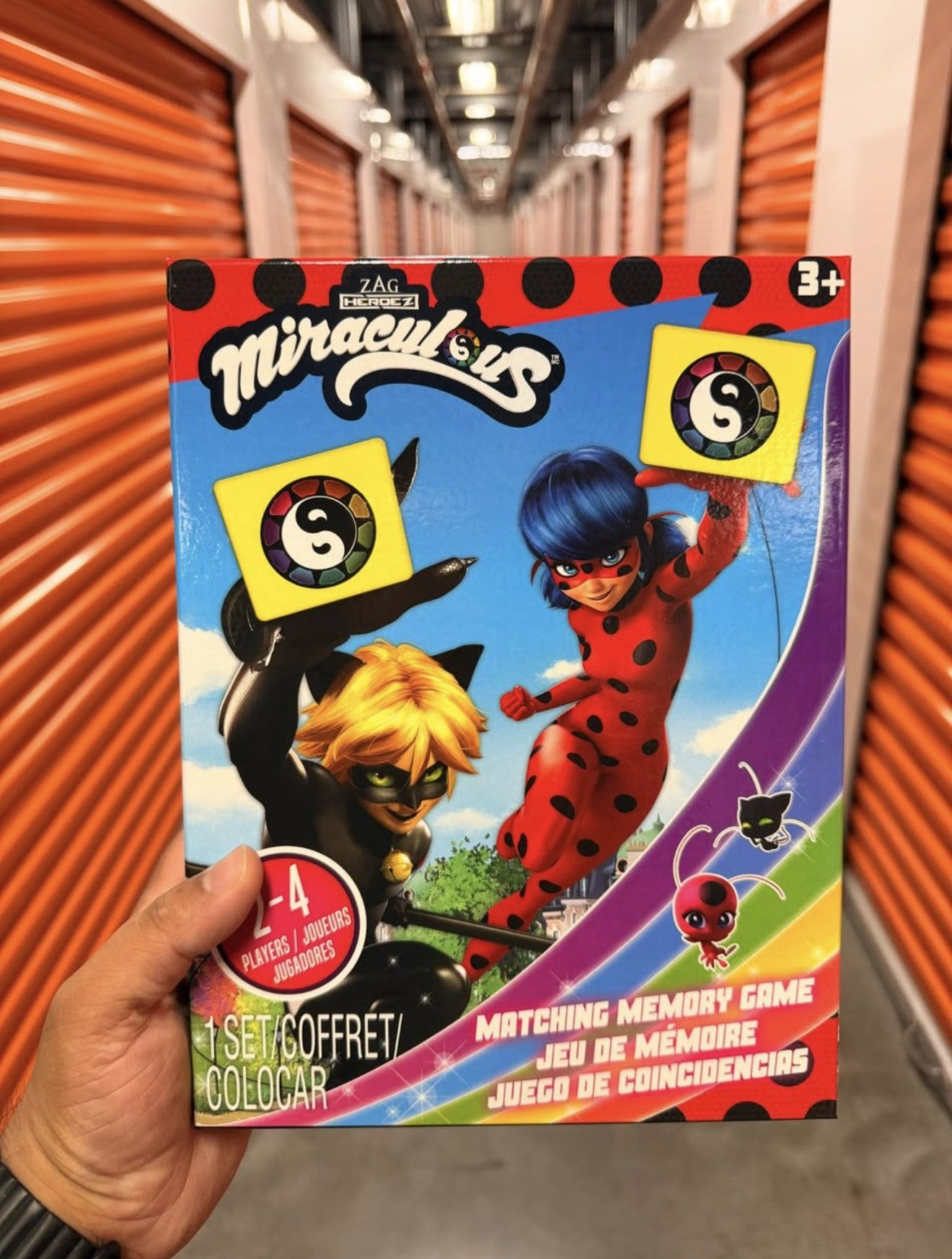 TCG Toys Miraculous Ladybug - Memory Matching Card Game - Featuring 72 Full Color Pieces