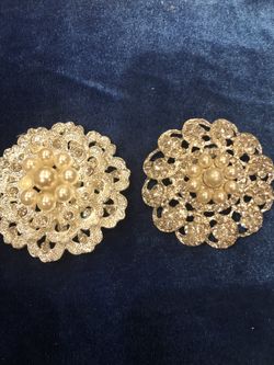 Rhinestone brooches