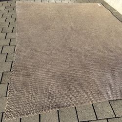 Crate and Barrel Outdoor Rug 8 x 10 Sand Color 