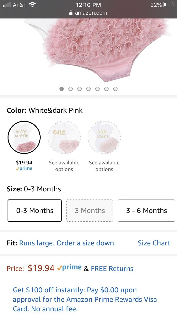 Brand new still in package Newborn baby girl outfit