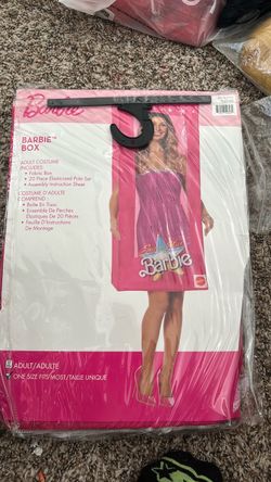 Halloween barbie box costume