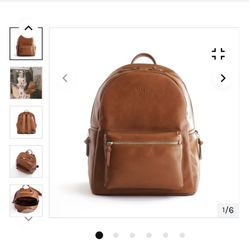 Maedn Vegan Leather Backpack, Originally $168