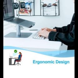 Laptop Stand Adjustable, Lamicall Notebook Holder : Multi-Angle Height Ventilated Laptop Riser for Desk $45