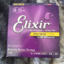 Guitar Strings And Strap Gibson Elixir Ernie Ball