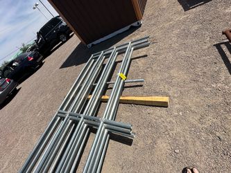 Galvanized 5 panel 15 foot each horse corral