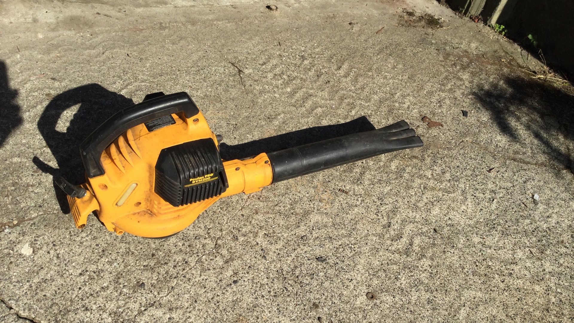 Poulan Pro Gasoline Leaf Blower - $30