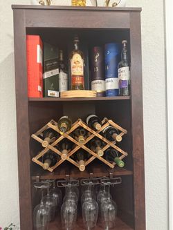 Bar Cabinet for sale - Mahogany color