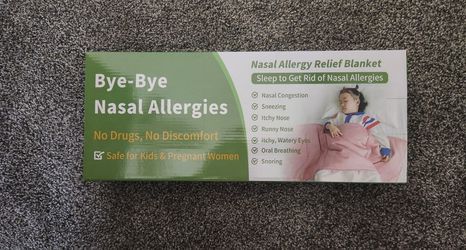 NEW Nasal Allergy Relief Blanket