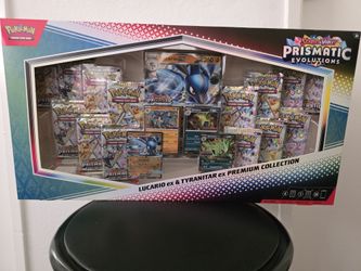 Prismatic Evolutions Lucario / Tyranitar Set