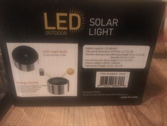 SOLAR POWERED LED LIGHTS