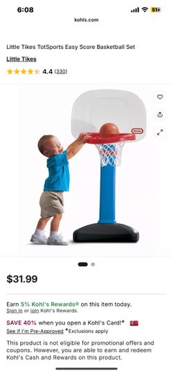 Toddler BasketBall Hoop